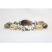 Bracelet Silver Sterling 925 Jewelry Smoky Lemon Topaz Gem Stones Women's A999